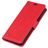 Mobigear Ranch Motorola One Power Hoesje Bookcase Portemonnee - Rood