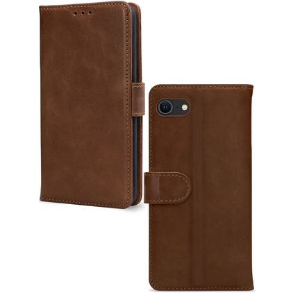 Mobilize Wallet iPhone 6 Hoesje Echt Leer Bookcase Portemonnee - Bruin