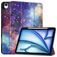 Mobigear Tri-Fold iPad Air 13 Inch (2024) Hoes Bookcase + Stylus Houder - Milky Way Nebula