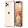 Mobigear Cushion Doorzichtig iPhone 11 Pro Hoesje Flexibel TPU Backcover - Transparant