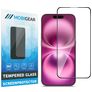 Mobigear Premium iPhone 16 Plus Glazen Screenprotector - Case Friendly - Zwart