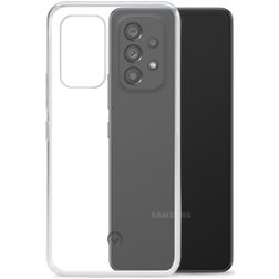 Mobilize Gelly Doorzichtig Samsung Galaxy A53 Hoesje Flexibel TPU Backcover - Transparant