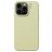 Nudient Base iPhone 15 Pro Max Siliconen Hoesje Backcover - Pale Yellow