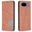 Mobigear Rhombus Slim Google Pixel 10a Hoesje Bookcase - Bruin
