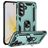 Mobigear Armor ring Samsung Galaxy A57 Hoesje Hardcase Backcover Shockproof met Ringhouder - Donkergroen