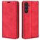 Mobigear Retro Slim Samsung Galaxy A26 Hoesje Bookcase Portemonnee - Rood