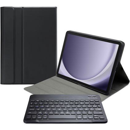 Mobilize Detachable Bluetooth Keyboard Samsung Galaxy Tab A9 Plus (2023) Hoes AZERTY Bluetooth Toetsenbord Bookcase - Zwart