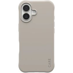 CARE by PanzerGlass Fashionable iPhone 17 Siliconen MagSafe Hoesje Backcover - Vanilla