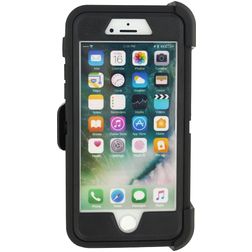 Xccess Survivor Essential iPhone 7 Hoesje Hardcase Backcover Shockproof met Standaard - Zwart