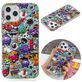 Mobigear Design iPhone 12 Pro Hoesje Flexibel TPU Backcover - Graffiti