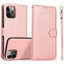 Mobigear Wallet iPhone 16 Pro Max Hoesje Uitneembare 2in1 Bookcase Portemonnee - Roségoud