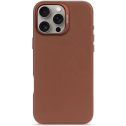 Decoded iPhone 16 Pro Max MagSafe Hoesje Echt Leer Backcover - Tan