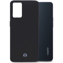 Mobilize Rubber Gelly OPPO Reno 6 5G Hoesje Flexibel TPU Backcover - Matt Black
