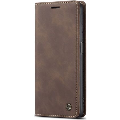 Caseme 013 Xiaomi Mi 10T Hoesje Bookcase Portemonnee - Bruin