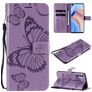 Mobigear Butterfly OPPO Reno 4 Hoesje Bookcase Portemonnee - Paars