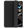 Decoded Textured Slim iPad Pro 11 Inch (2024) Hoes Flexibel Siliconen Bookcase - Charcoal