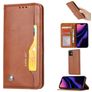 Mobigear Card Set iPhone 11 Hoesje Bookcase Portemonnee - Cognac