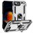 Mobigear Armor Ring iPhone 17e Hoesje Hardcase Backcover Shockproof met Ringhouder - Zilver