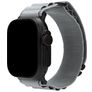 Mobilize Alpine Nylon Apple Watch Bandje Gespsluiting - 49/46/45/44 mm - Light Grey