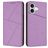Mobigear Frosted Flip iPhone 17 Hoesje Bookcase Portemonnee - Paars