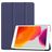 Mobigear Tri-Fold iPad 7 (2019) Hoes Bookcase - Donkerblauw