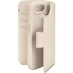 Decoded Detachable Wallet iPhone 16e MagSafe Hoesje Echt Leer Uitneembare 2in1 Bookcase Portemonnee - Clay