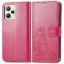 Mobigear Clover Realme C35 Hoesje Bookcase Portemonnee - Magenta