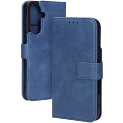 Mobiparts Classic Wallet Samsung Galaxy A36 MagSafe Hoesje Bookcase - Steel Blue