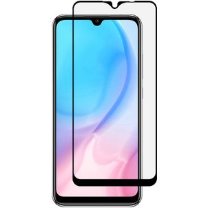 Mobigear Premium Xiaomi Redmi 9C Glazen Screenprotector - Case Friendly - Zwart