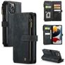 Caseme C30 iPhone 13 Pro Hoesje Bookcase Portemonnee - Zwart