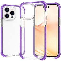 Mobigear Full Bumper iPhone 14 Pro Hoesje Hardcase Backcover Shockproof - Paars