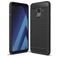 Mobigear Brushed Slim Samsung Galaxy A8 (2018) Hoesje Flexibel TPU Backcover - Zwart