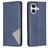 Mobigear Rhombus Slim iPhone 17 Hoesje Bookcase - Blauw