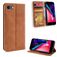 Mobigear Sensation iPhone SE (2020) Hoesje Bookcase Portemonnee - Cognac