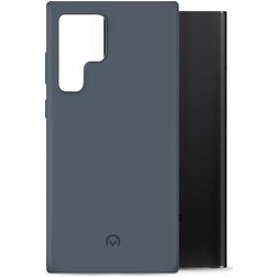 Mobilize Rubber Gelly Samsung Galaxy S22 Ultra Hoesje Flexibel TPU Backcover - Matt Blue