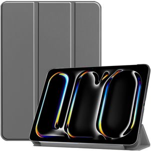 Mobigear Tri-Fold iPad Pro 11 Inch (2025) Hoes Bookcase - Grijs