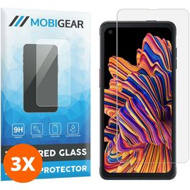 Mobigear Samsung Galaxy Xcover Pro Glazen Screenprotector - Case Friendly (3-Pack)