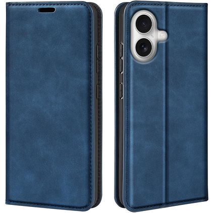 Mobigear Retro Slim iPhone 17 Hoesje Bookcase Portemonnee - Donkerblauw