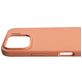 Nudient Base iPhone 16 Pro Siliconen Hoesje Backcover - Peach Orange
