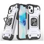 Mobigear Armor Ring iPhone 13 Pro Hoesje Hardcase Backcover Shockproof met Ringhouder - Zilver