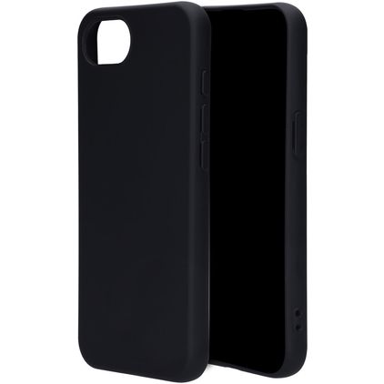 Mobiparts iPhone 17e Siliconen Hoesje Backcover - Zwart