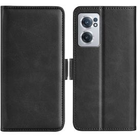 Mobigear Slim Magnet OnePlus Nord CE 2 Hoesje Bookcase Portemonnee - Zwart