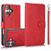 Mobigear Wallet iPhone 16 Hoesje Uitneembare 2in1 Bookcase Portemonnee - Rood