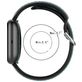 Mobigear Sport Plus Buckle Siliconen Fitbit Versa 2 Bandje Gespsluiting - Groen / Paars