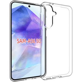 Mobigear Basics Doorzichtig Samsung Galaxy A56 Hoesje Flexibel TPU Backcover - Transparant