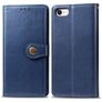 Mobigear Snap Button iPhone 7 Hoesje Bookcase Portemonnee - Blauw