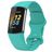 Mobigear Sport Dual Siliconen Fitbit Charge 5 Bandje Druksluiting - Turquoise