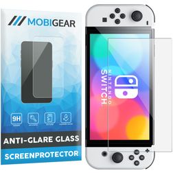 Mobigear Nintendo Switch OLED Glazen Screenprotector - Case Friendly