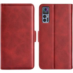 Mobigear Slim Magnet TCL 30 Plus Hoesje Bookcase Portemonnee - Rood