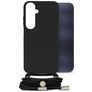 Mobilize Lanyard Gelly Samsung Galaxy A25 Flexibel TPU Hoesje met koord - Zwart